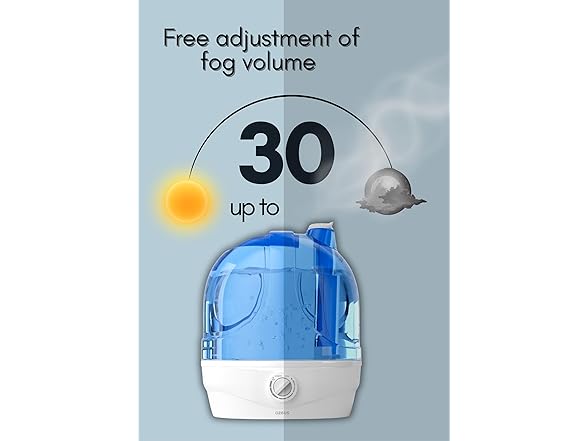 AZEUS 2.8L Ultrasonic Cool Mist Humidifier