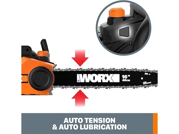 Worx WG303.1 14.5 Amp 16" Electric Chainsaw