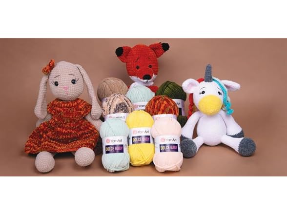 YarnArt Dolce Baby – Soft Chenille Velvet, 752