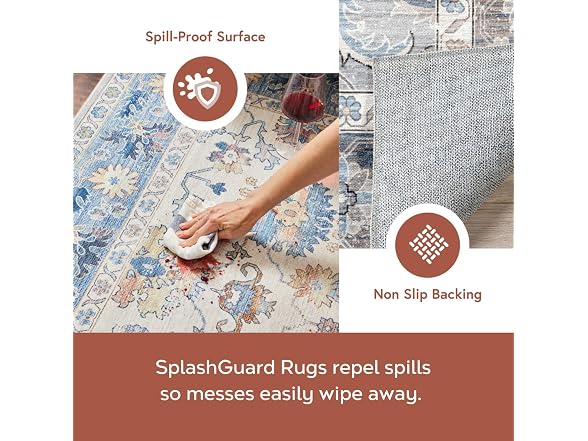 Nuloom Splashguard Prairie Rug 5x8 Green