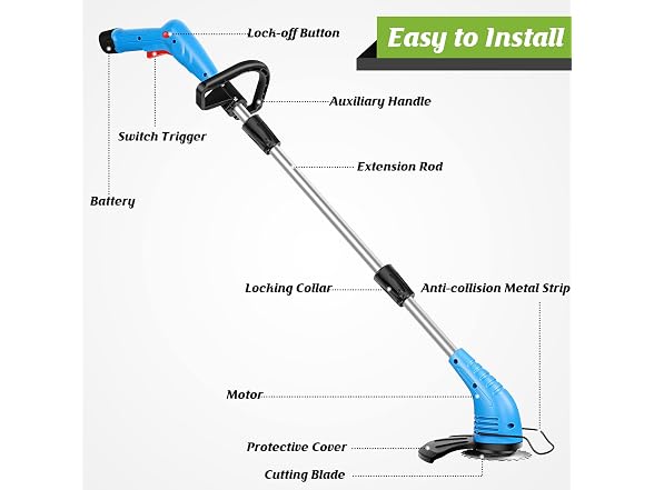 Lipoliftco Weed Wacker Cordless 12V