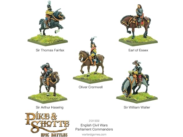 English Civil Wars Parliament Commanders Set