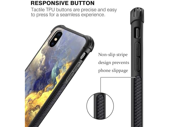 CARLOCA iPhone Xs MAX Case, Yellow Colorful