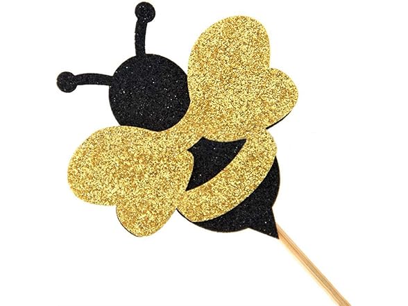 Bumble Bee Birthday Party Toppers