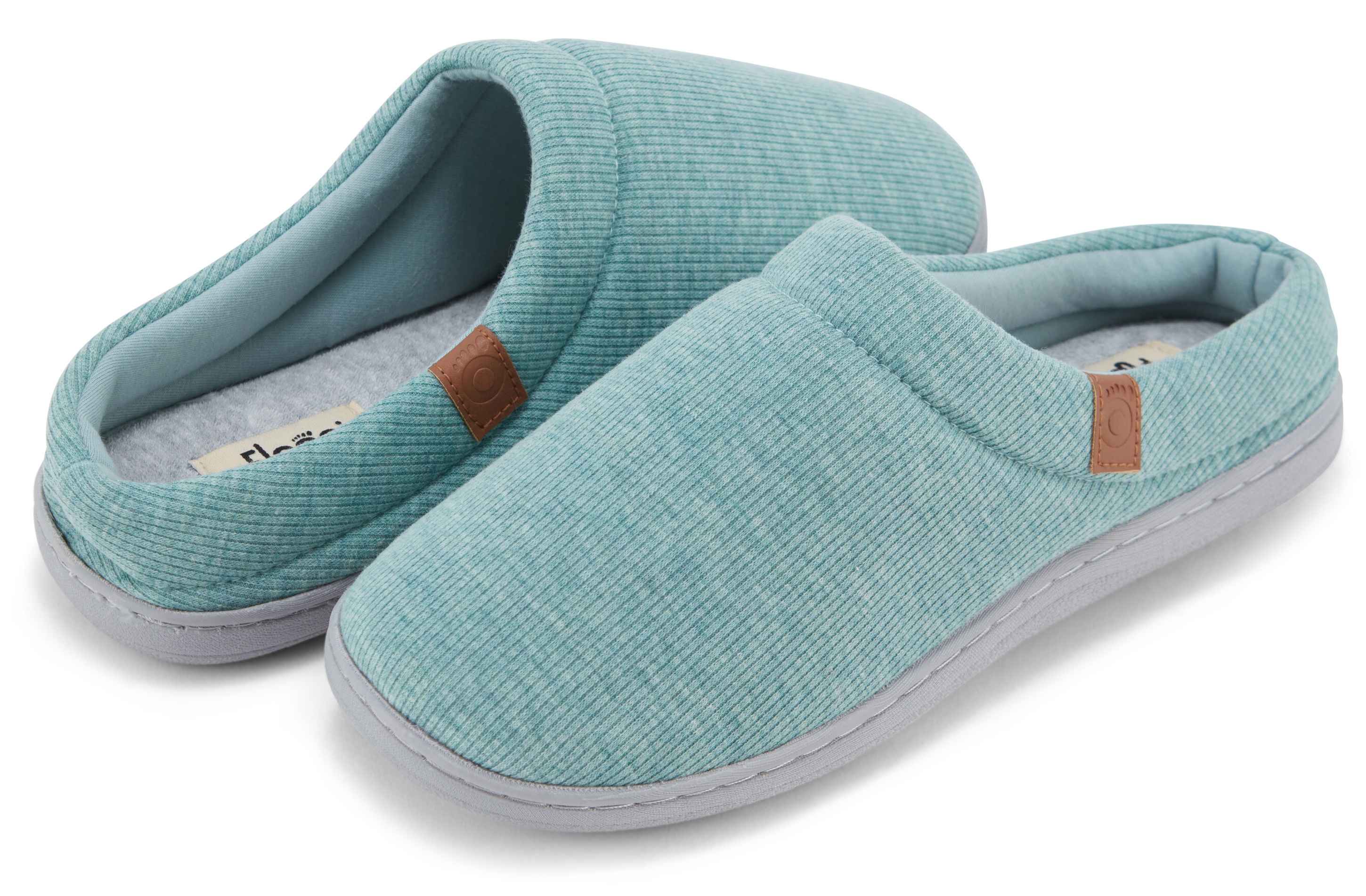 Floopi Womens Sydney Ribbed Knit Clog Slipper - Gallery 15