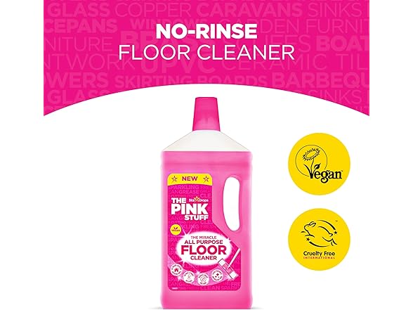 Pink Stuff Floor Cleaner 33.8oz 4-Pack
