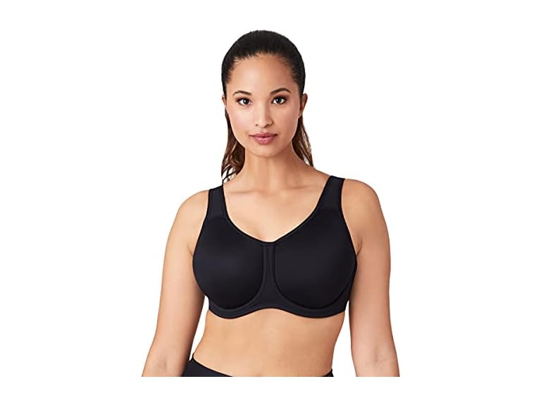 Wacoal Underwire Sport Bra, Black, Size 36C
