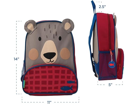 Stephen Joseph Little Sidekick Backpack,Leopard