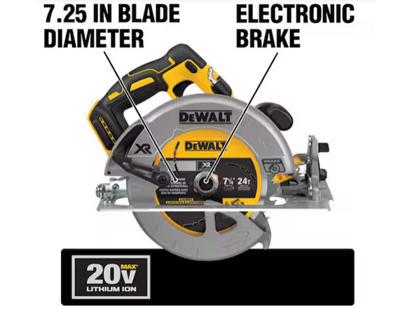 DEWALT DCS574B 20V MAX XR 7-1/4 in. Circular Saw