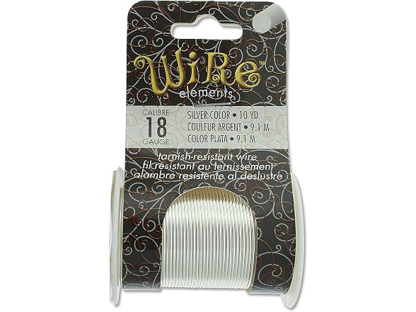 Lacquered Tarnish Resistant Silver CLR 18 GA-10YD