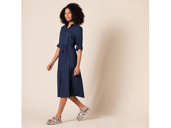Amazon Essentials Women Georgette Long Midi Dress