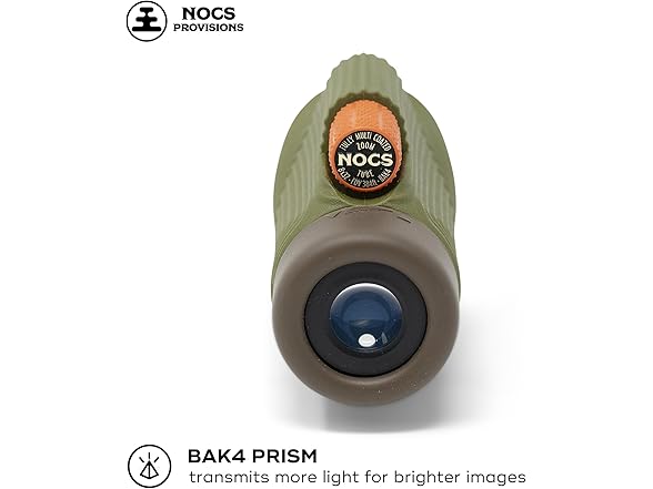 Nocs Provisions Zoom Tube 8x32 Monocular, 8X Magnification T (Open Box)