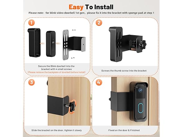 Satisure Blink Doorbell Mount