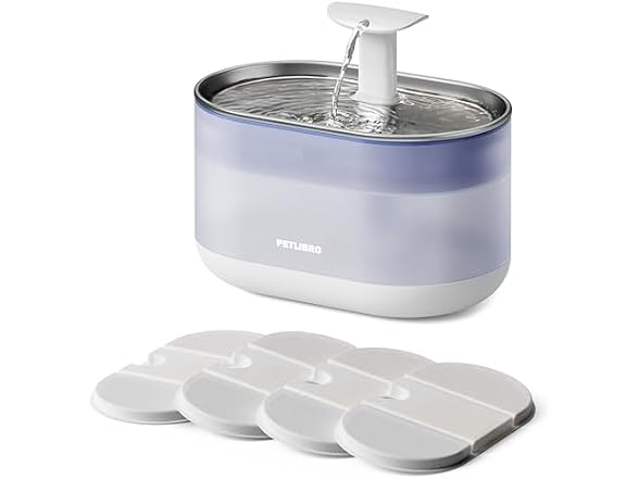 PETLIBRO Cat Water Fountain Stainless Steel,Ultra Quiet