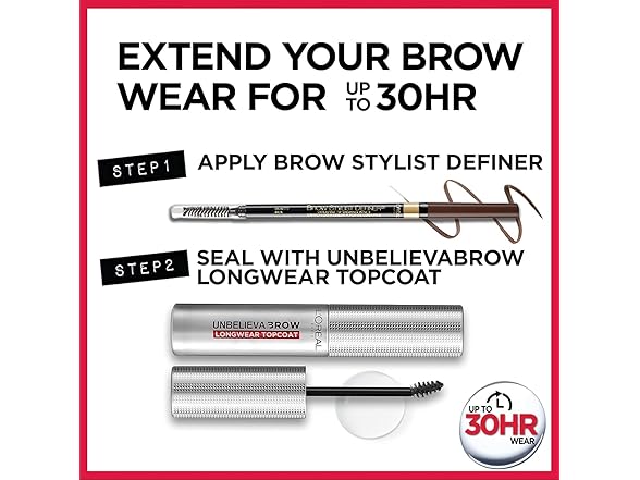 L'Oreal Paris Makeup Brow Definer Waterproof Eyebrow Pencil