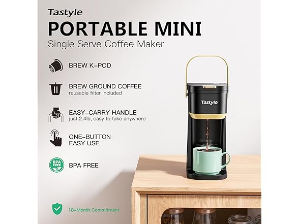 Tastyle Single Serve Coffee Maker