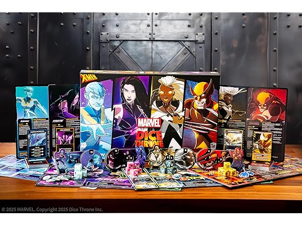 USAOPOLY Marvel X-Men Dice Throne Box 1, 4 Hero Box
