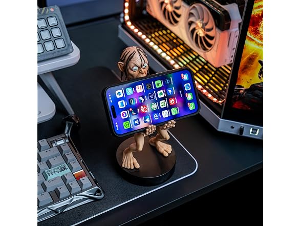 Gollum Lord of the Rings Cableguy Controller Stand