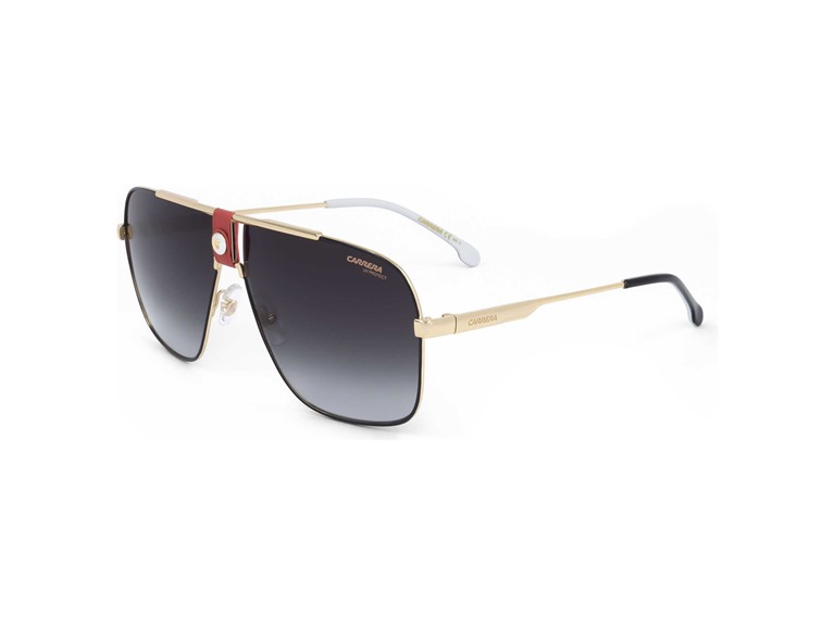 Carrera Men's 63 mm Gold Red Sunglasses CARRERA1018-S-Y11-63