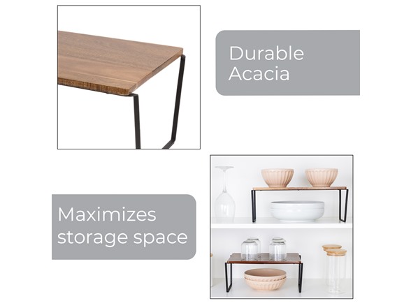 Smart Design Acacia Nesting Shelf