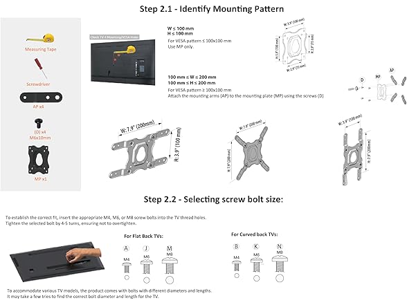 Amazon Basics Full Motion TV Wall Mount