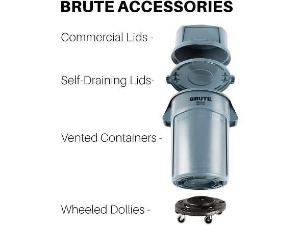 Rubbermaid 32GL Brute Containers