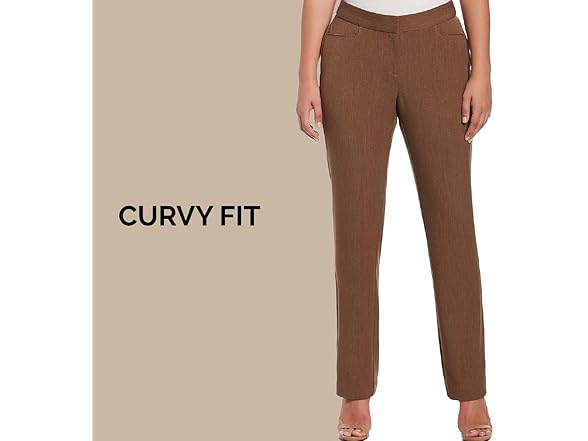 Rafaella Women Gabardine Slim Leg Dress Pant