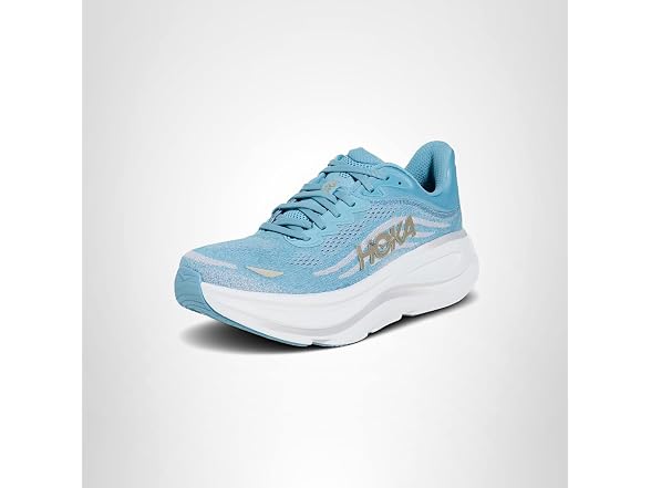 Hoka Women's Bondi 9 Raindrop/Ash Grey 8