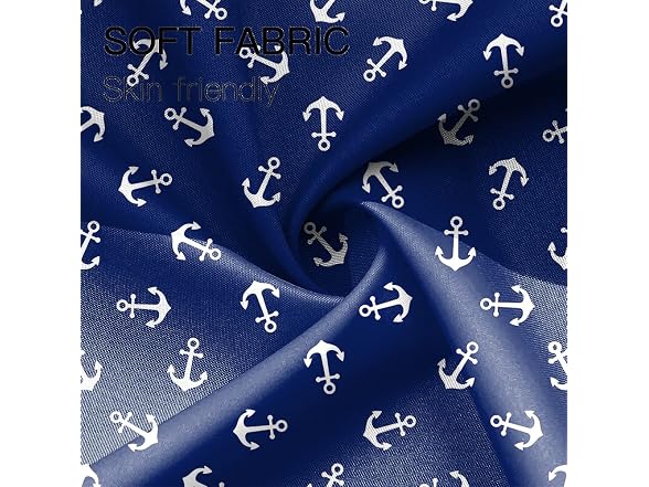 Vintage Nautical Style Shower Curtains Navy B