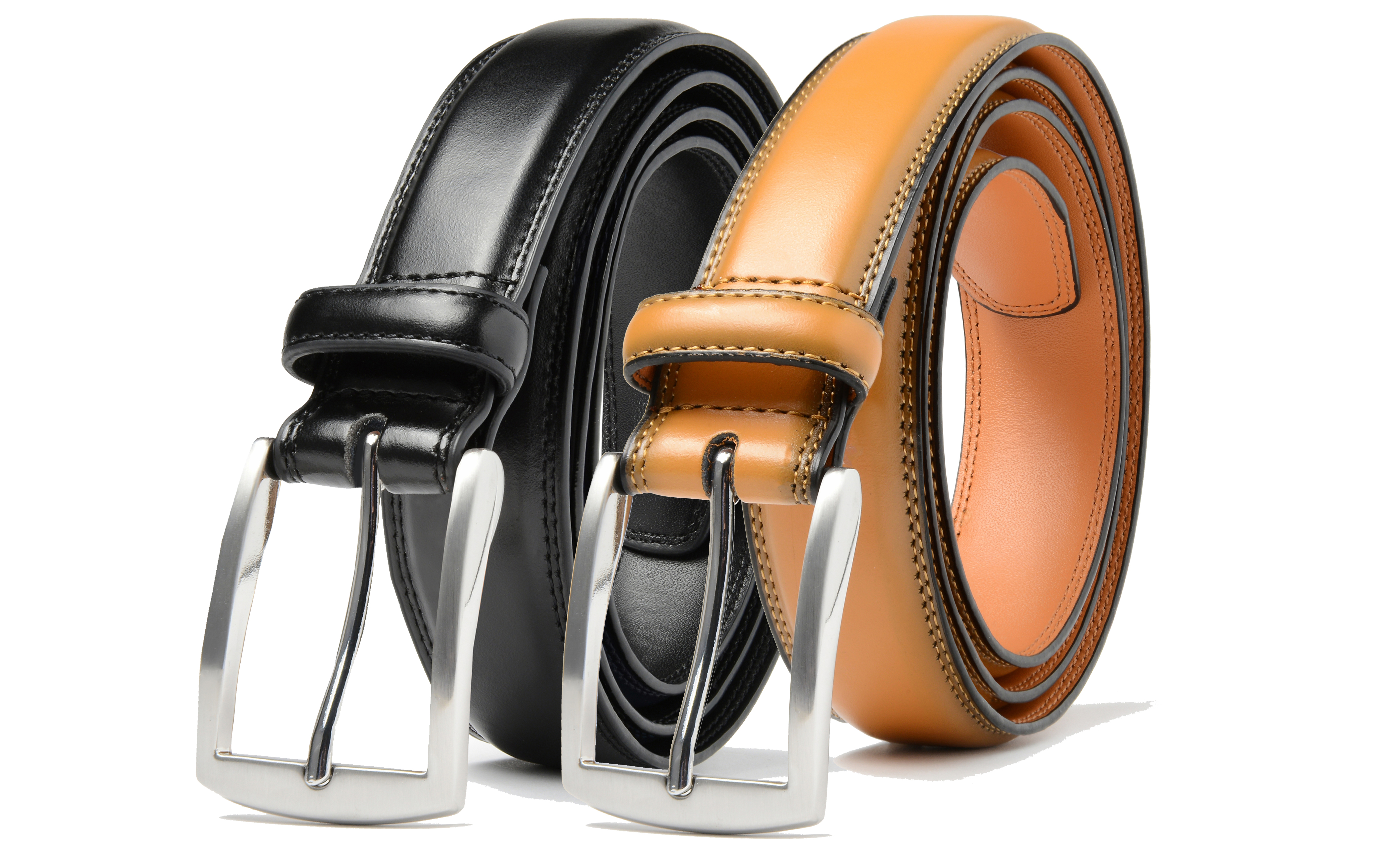 1, 2, 3, 4, 6-Pack Leather Dress Belt - Gallery 47