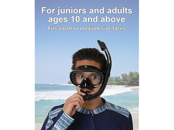 Reef Tourer Adult Mask & Snorkel Combo Set