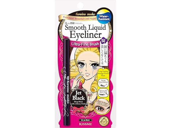 Kissme Heroine Make Liquid Eyeliner Jet Black