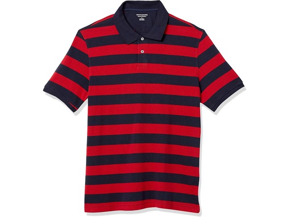 Red/Navy Rugby Stripe