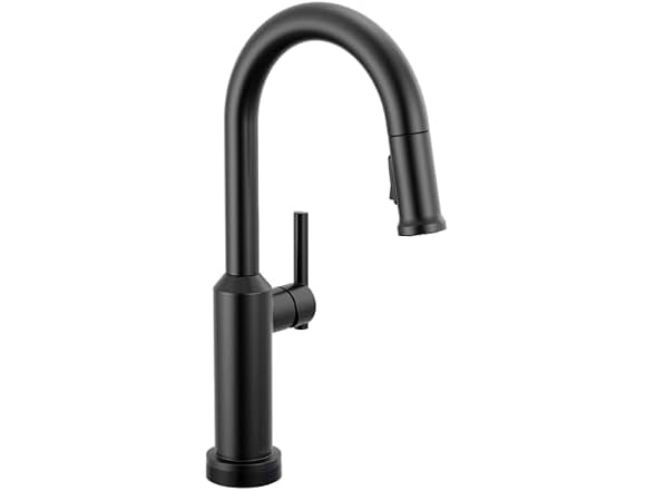 Delta Cordova Matte Black Touchless Bar Sink Faucet