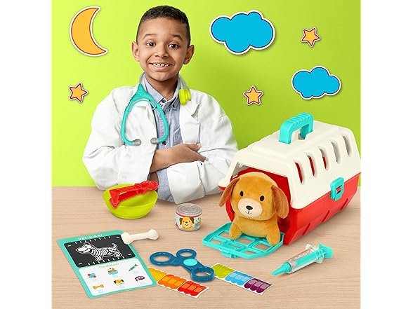 Battat Mini Vet Playset 11pc