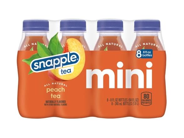 Snapple Peach Tea, 8 fl oz recycled