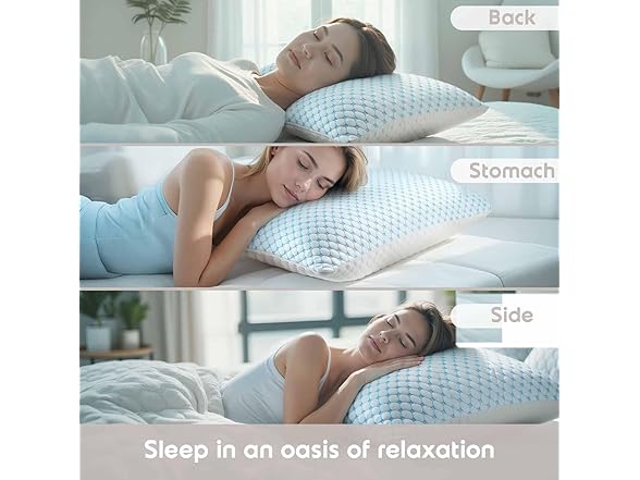 Nestl Cooling Pillow for Sleeping 2 Pack
