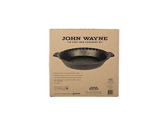 Dwell Six John Wayne Cast Iron Cookware 10.25" Pan