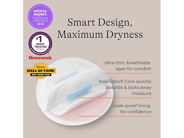 Lansinoh Stay Dry Disposable Nursing Pads 2
