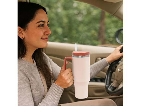 Glad Pioneer Stainless Steel Tumbler 40 oz Rust