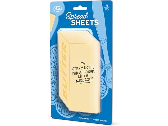 Genuine Fred Spread Sheets Sticky Pad
