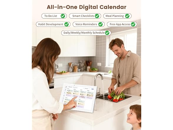 RINGCO 10.1" Digital Calendar and Planner