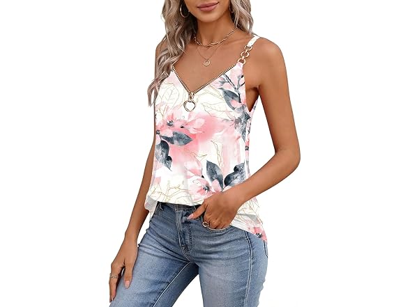 Saukole Women (XXL) Tank Tops Cute Summer Shirts