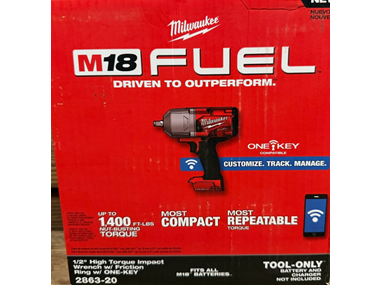$225.99, Was $379, 40% Off! Milwaukee 2863-20 18V Brushless 1/2 in. Impact Wrench dealfomo