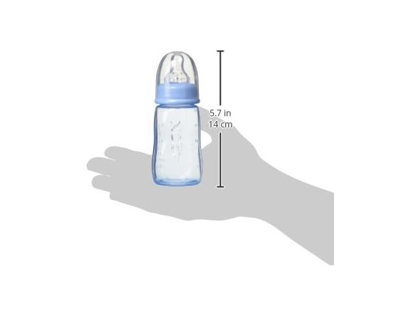 Nuby Standard Neck Tinted Feeding Nurser, 1 Count
