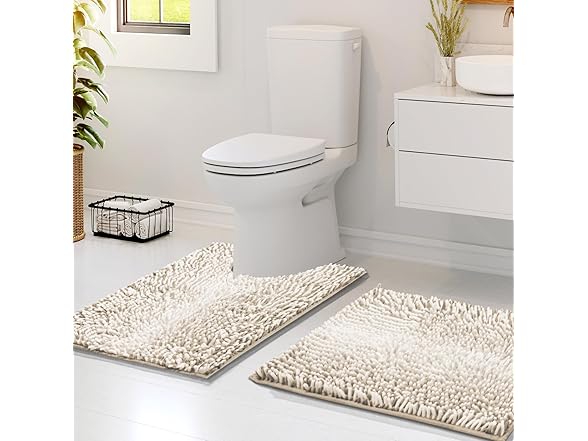 Hearth & Harbor Hearth & Harbor Bathroom Rugs, Chenille