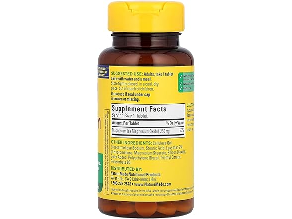 Nature Made Magnesium 100ct