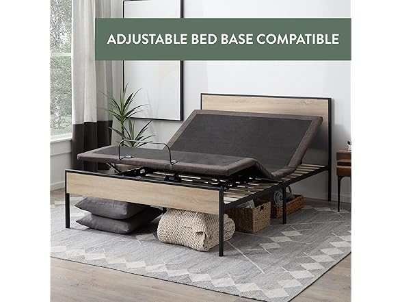 Edenbrook Metal Platform Queen Bed Frame