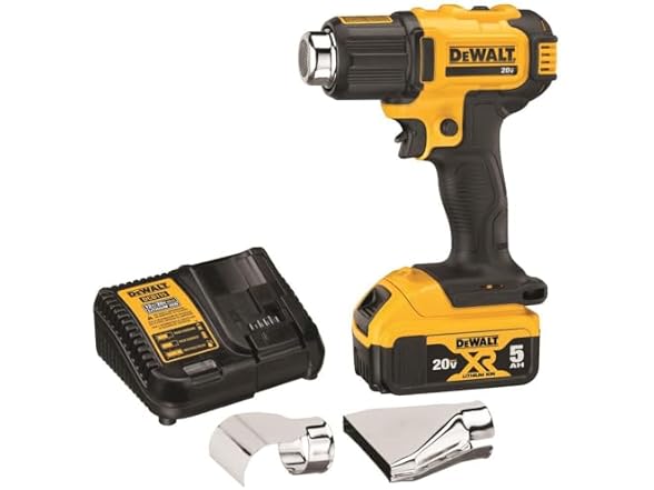 DEWALT DCE530P1 20V MAX Heat Gun Kit, Cordless