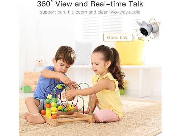 ARENTI 2K Smart Baby Monitor | 5in Wireless Display